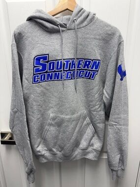 Southern Connecticut State University SCSU Owls Gray Hoodie Sweatshirt Champion